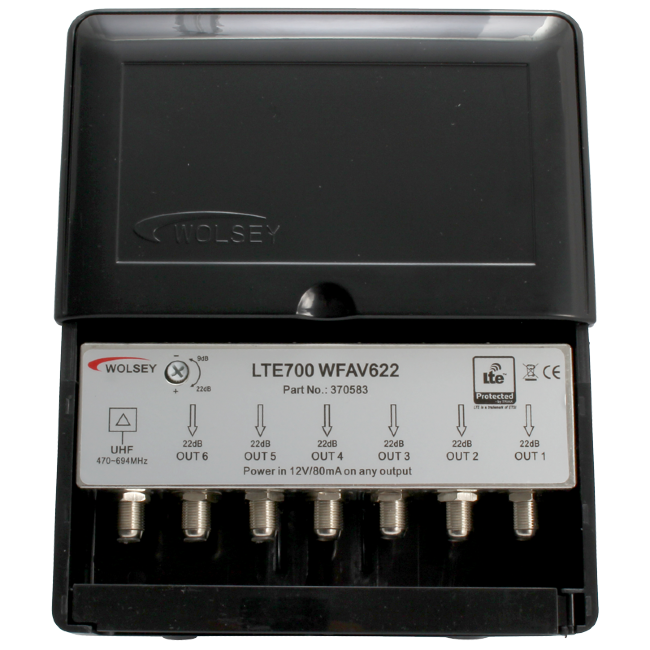 Wolsey LTE 700 WFAV 622 - 1 Input - 6 Output || 370583