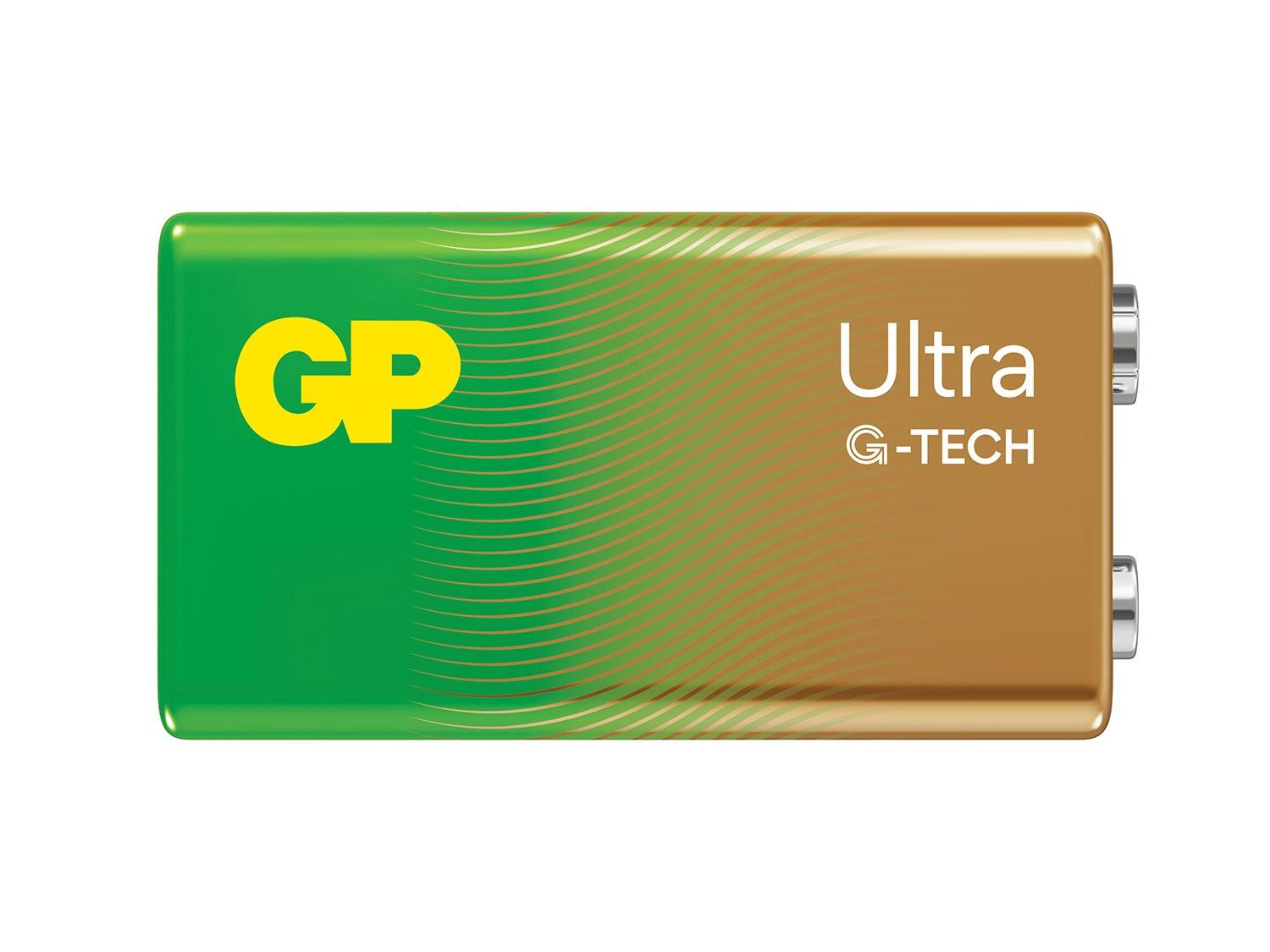 GP Ultra Alkaline Batteries 9v