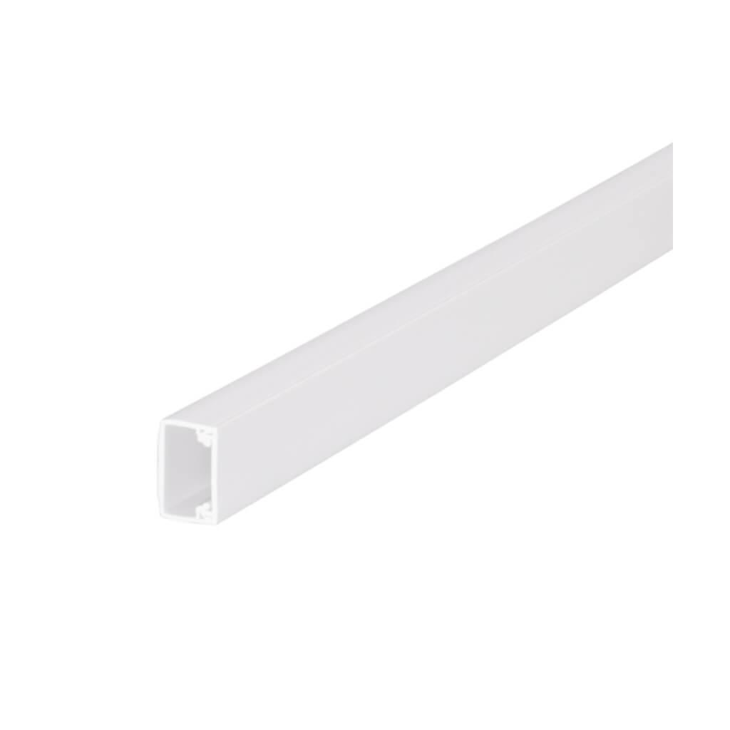 25mm x 16mm PVC Self Adhesive Mini Trunking White (3m Length)