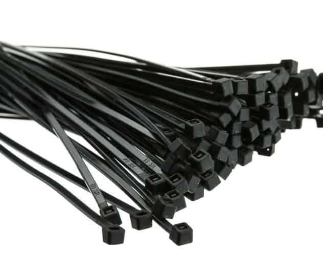 Cable Ties - 4.8mm x 300mm Black x100