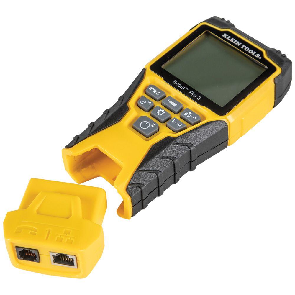Klein Tools - Cable Tester Kit with Scout Pro 3 Tester, Remotes, Adapter and Battery