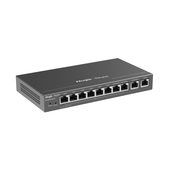 Ruijie Reyee RG-EG210G-P 10-Port Gigabit Cloud Managed PoE Router