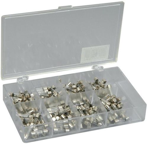 Assorted 5x20mm Quick Blow Glass Fuses 160pcs | Electronic Circuit Protection