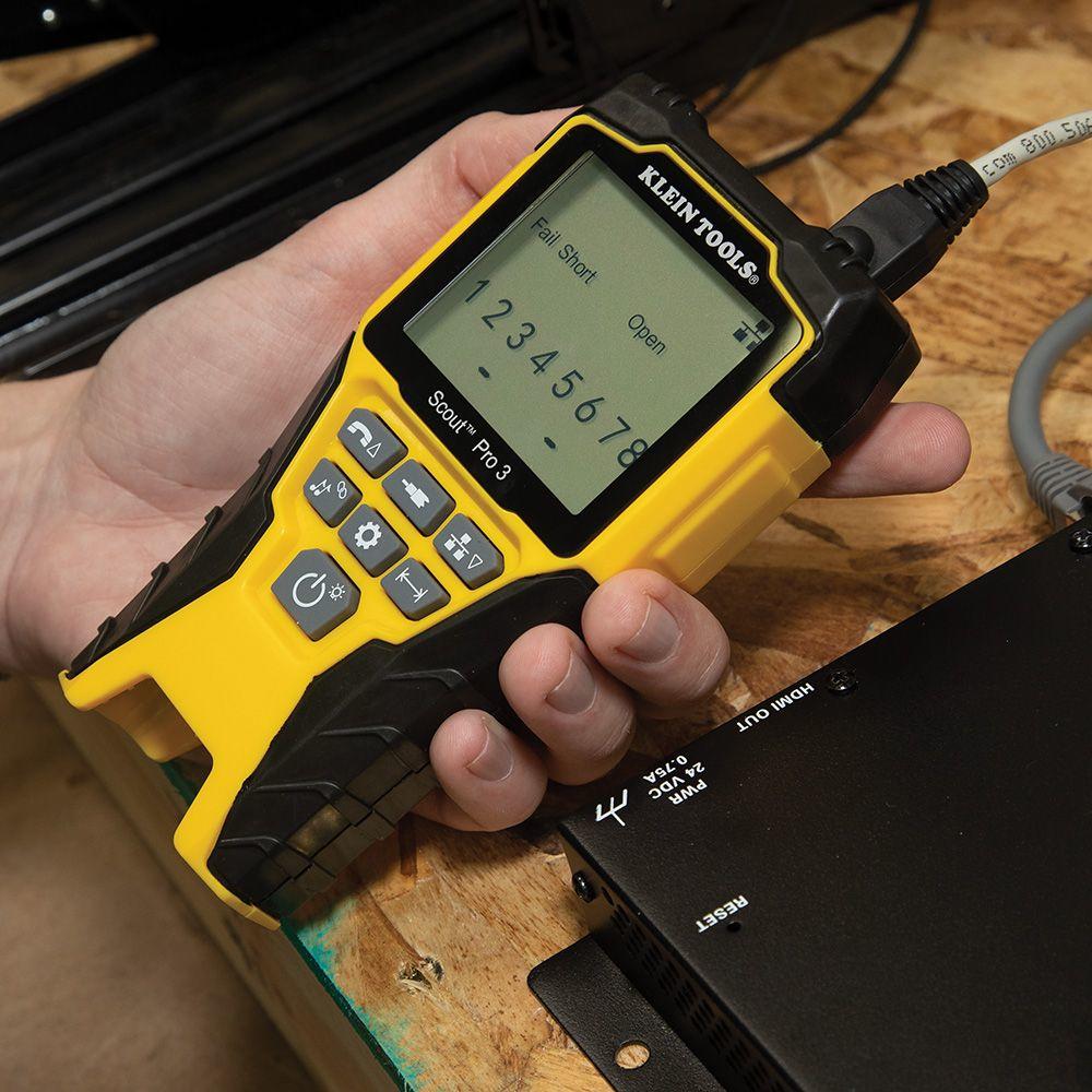 Klein Tools - Cable Tester Kit with Scout Pro 3 Tester, Remotes, Adapter and Battery
