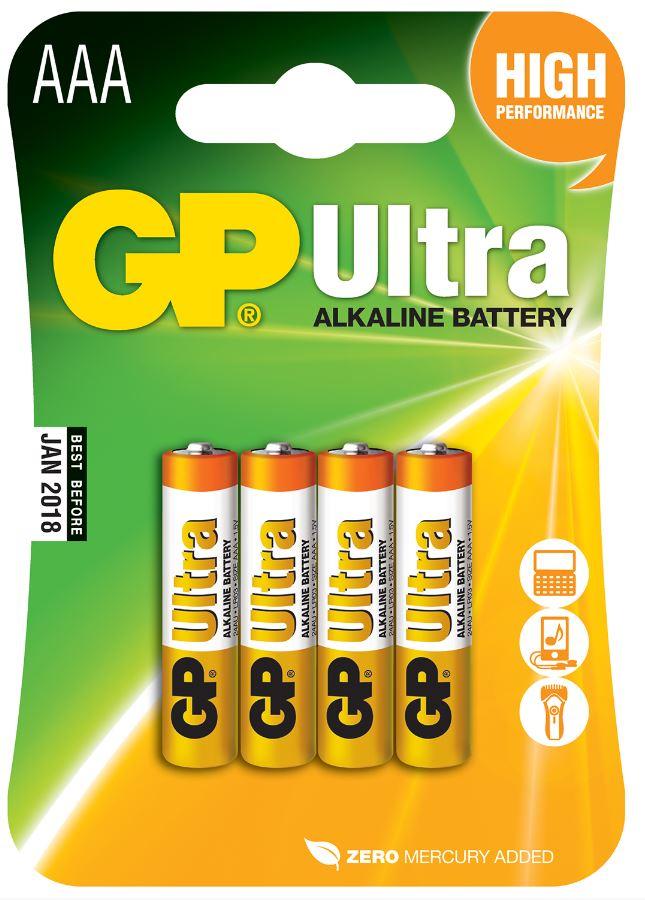 GP Ultra Alkaline Batteries AAA