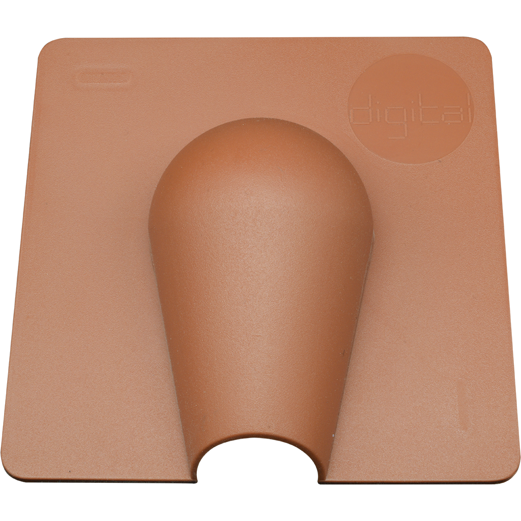 Exterior Cable Entry/Brick Burst Cover Plate - Brown 10 Pack