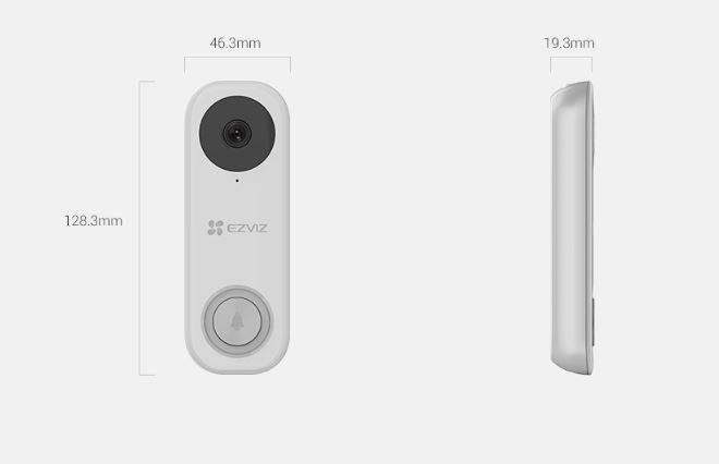 ezviz db1c smart video doorbell