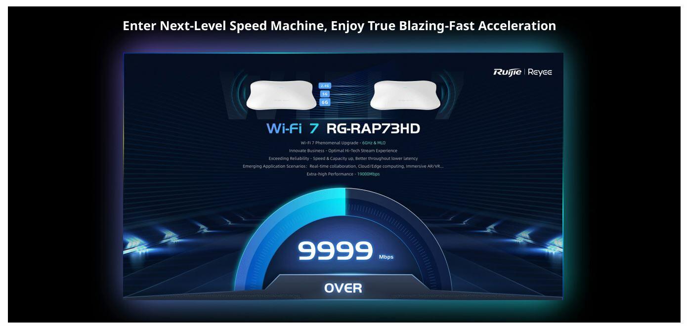 Wi-Fi 7 Tri-Radio BE19000 Ceiling Access Point