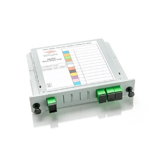 Whyte Fibre Optic Cassette Splitters 3 way