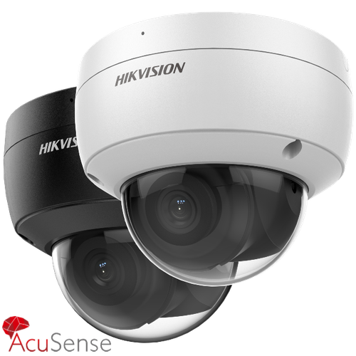 Hikvision DS-2CD2146G2H-ISU(C) 4MP AcuSense Fixed Dome IP Camera with 2.8mm Lens, DarkFighter Technology, Built-in Microphone, IP67 & IK10