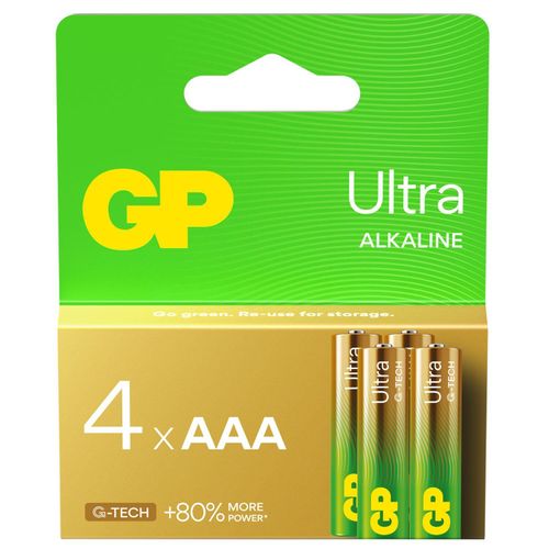 GP Ultra Alkaline Batteries AAA box