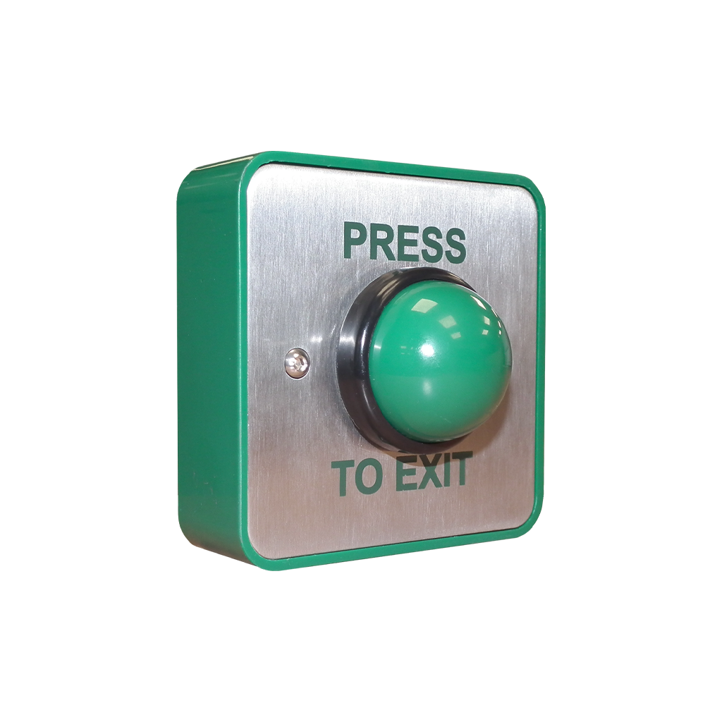 Standard Stainless Steel Push to Exit Button