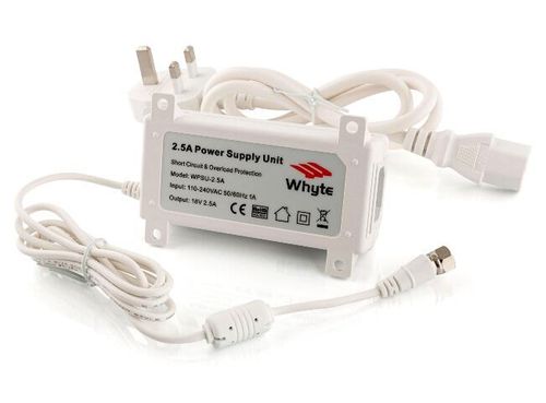 Whyte Technologies WPSU-2.5A is a reliable, heavy-duty 18V 2.5A power supply