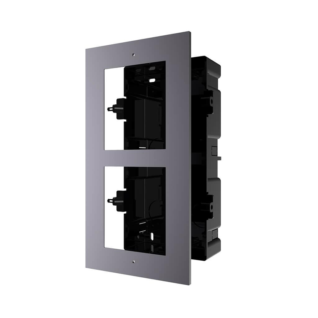 Hikvision DS-KD-ACF2/PLASTIC - 2-Way flush mounting bracket for modular door station