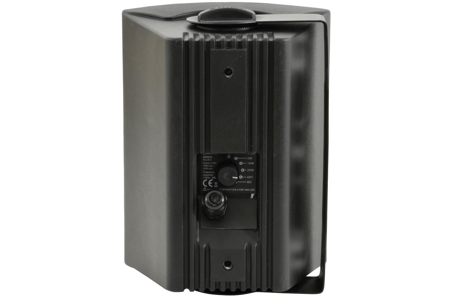 Adastra BP4V-B - 100V Weatherproof Speakers - Black - back
