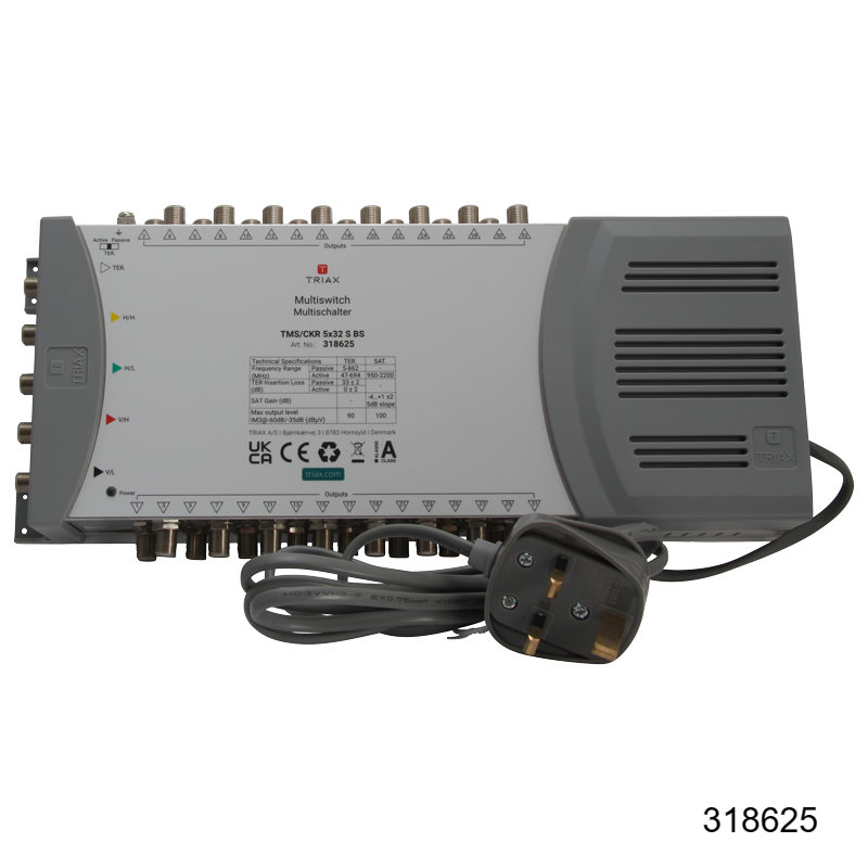 Triax Standalone multiswitch 5x32 || 318625