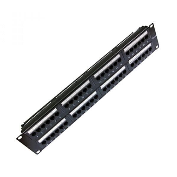 All-Rack 48 Port Patch Panel Cat 6