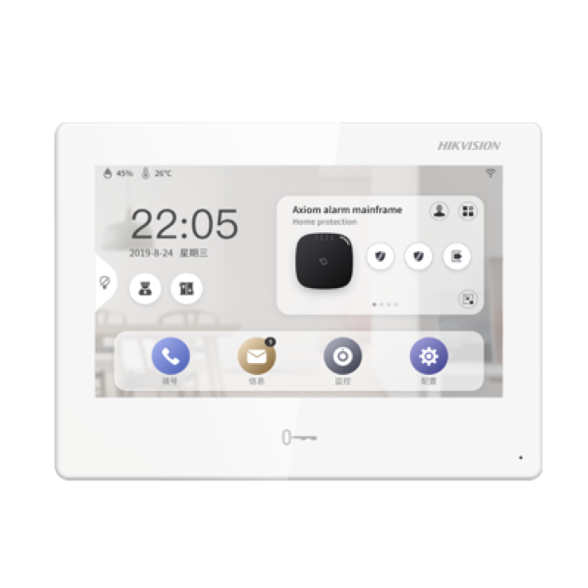 Hikvision DS-KH9310-WTE1 - 7" Android Video Intercom Indoor Station