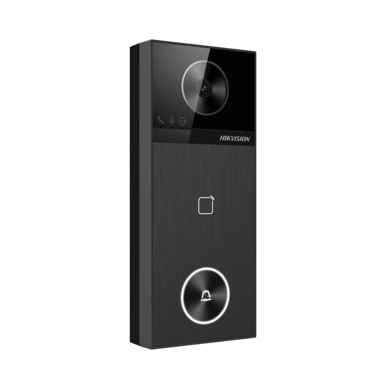 Hikvision DS-KV6114-MWBE1 Front Video intercom door station designed for residential & small commercial entrances