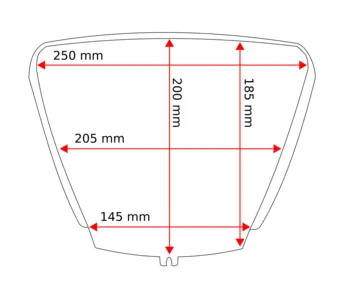 Deltabell Lid Dimensions