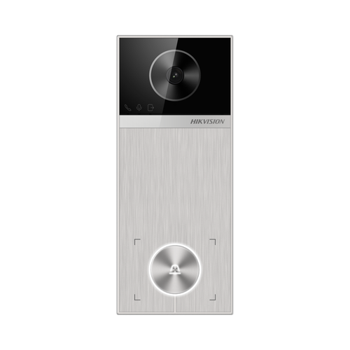 Hikvision DS-KV6114-MWBE1 Front Video intercom door station designed for residential & small commercial entrances