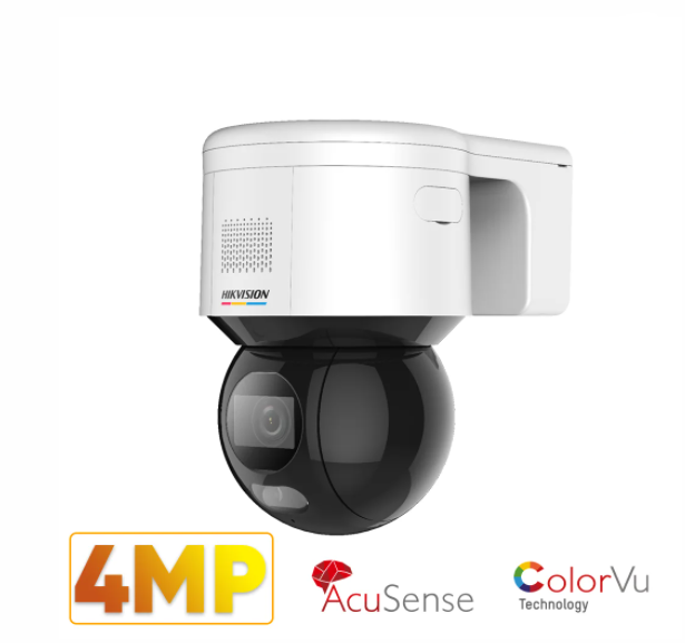 Hikvision DS-2DE3A400BW-DE - 4MP AcuSense ColorVu Pan & Zoom Camera