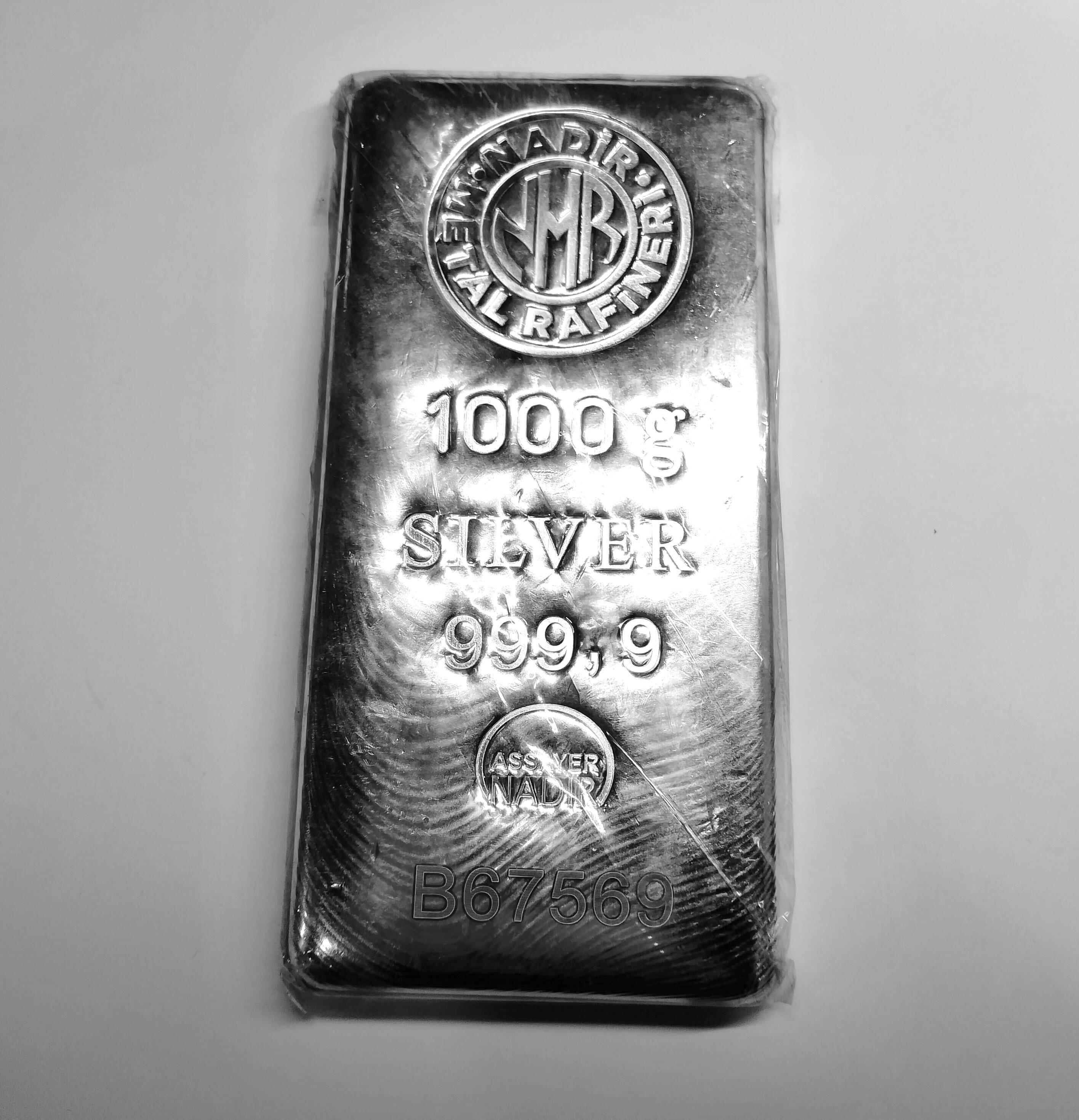 1 KG SILVER BAR NADiR