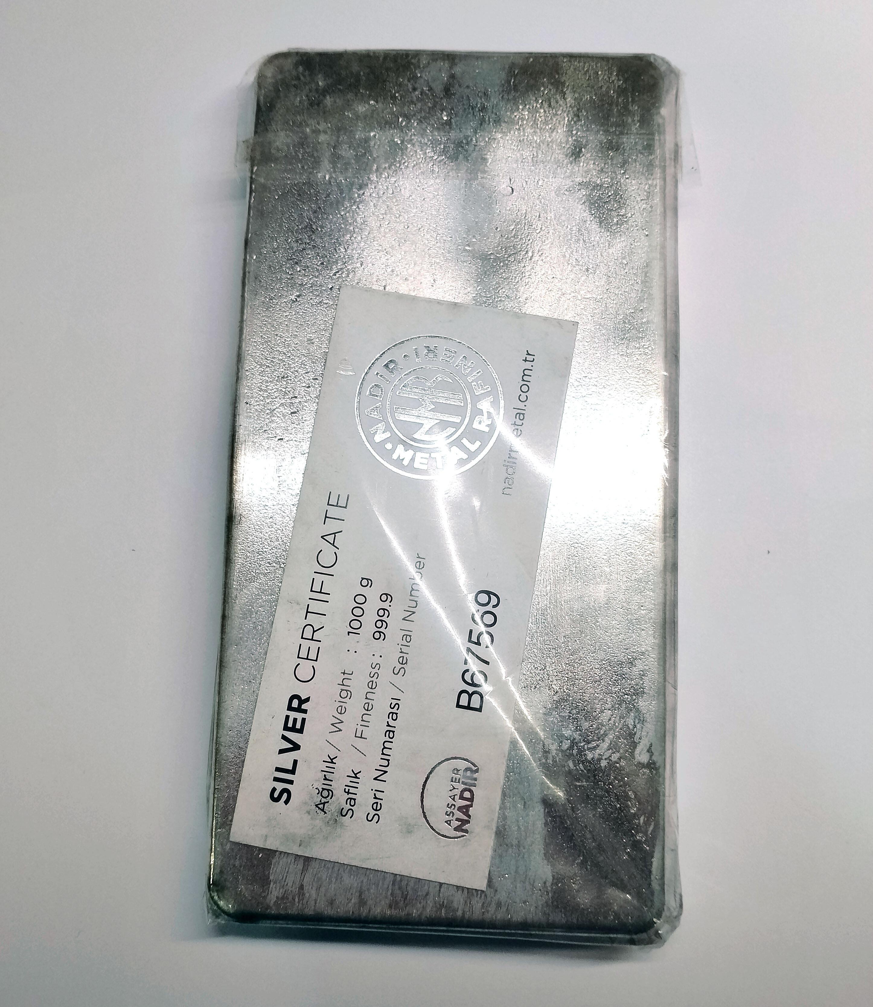 1 KG SILVER BAR NADiR
