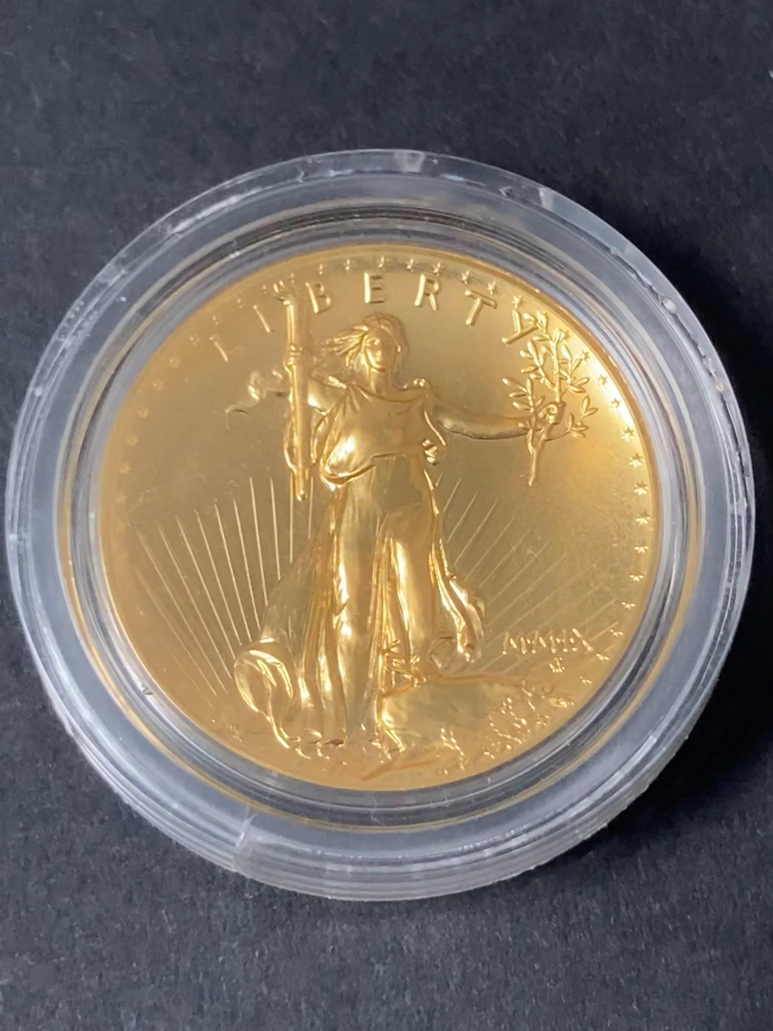 1OZ Gold Ultra High Relief Double Eagle 2009