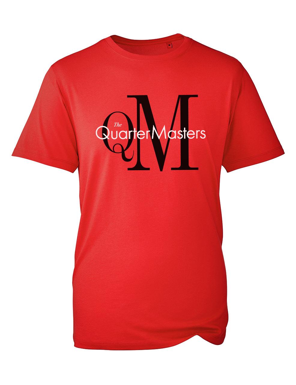 QM Initials T-shirt in Red
