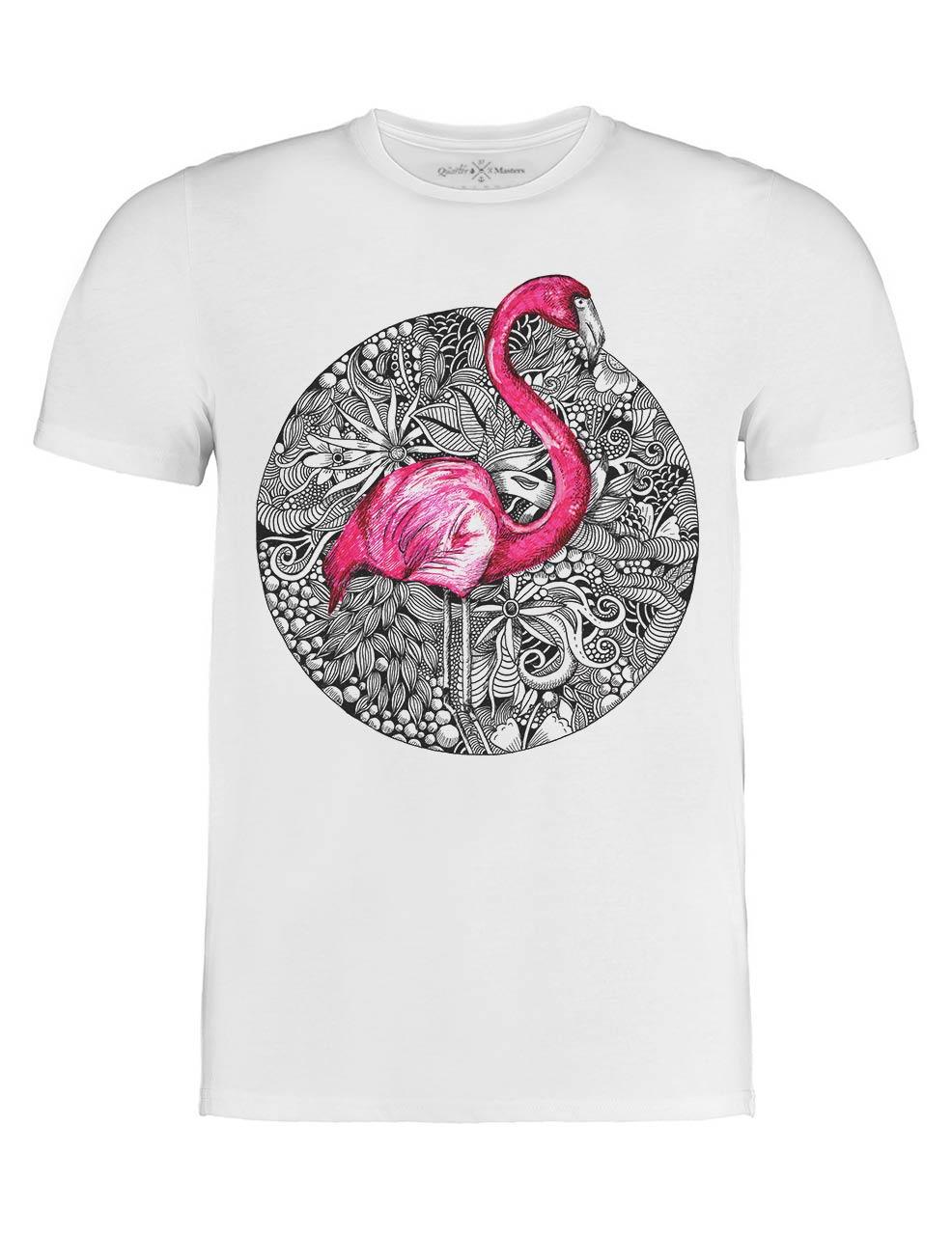 Flamingo T-shirt by Squidoodle