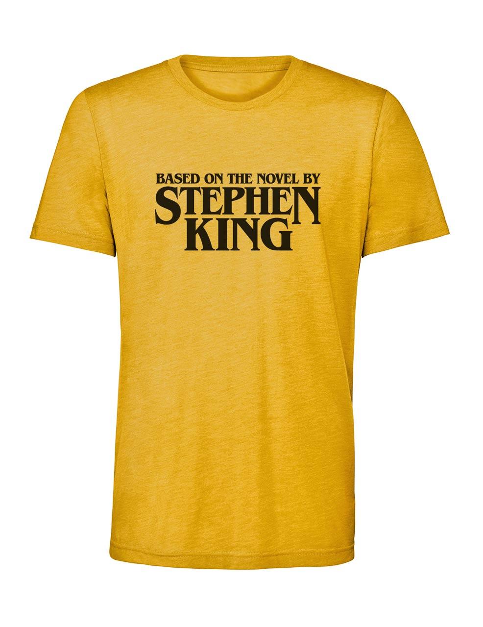 Based on the novel by Stephen Kind T-shirt in mustard yellow
