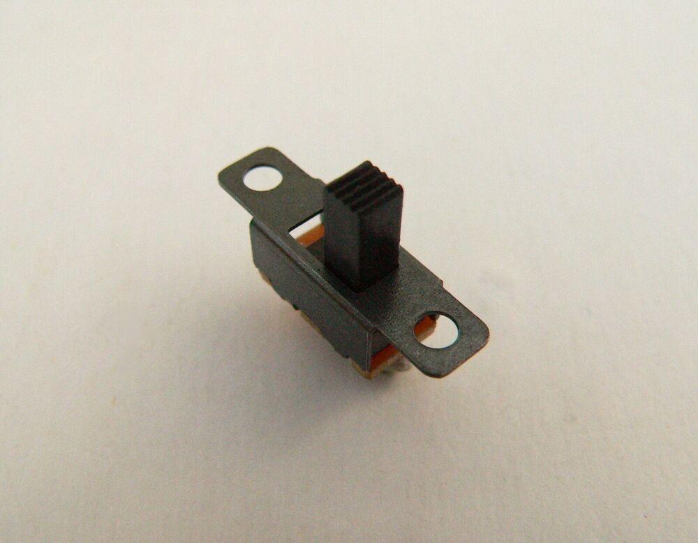 Miniature Slide Switch SPDT x 2 single pole double throw pair of switches