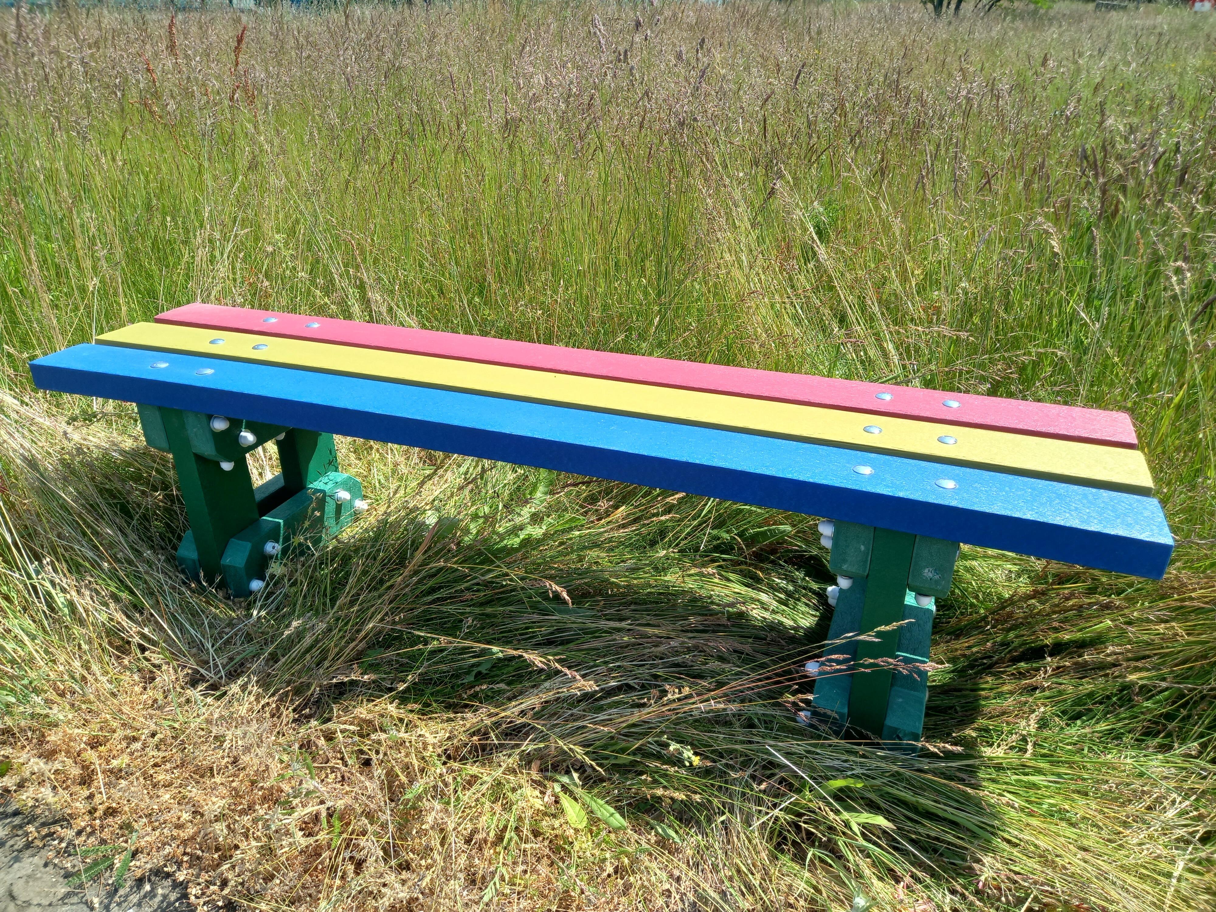 Mulitcoloured Medlock Midi Bench