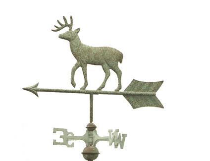 Cottage Deer Copper Weathervane
