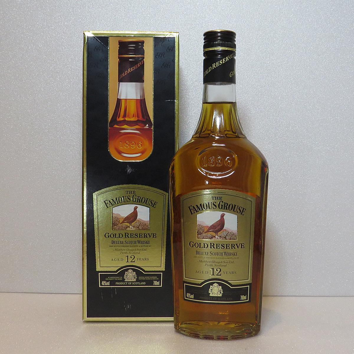 ウイスキー　古酒Famous Grouse Gold Reserve 12年 Famous Grouse Gold Reserve 12 Year Scotch Whiskey