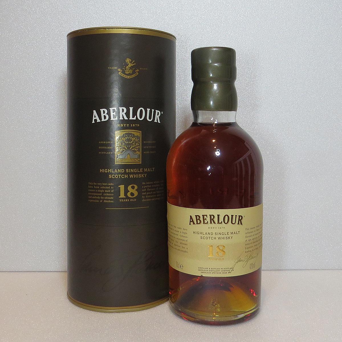 Aberlour 18 old label