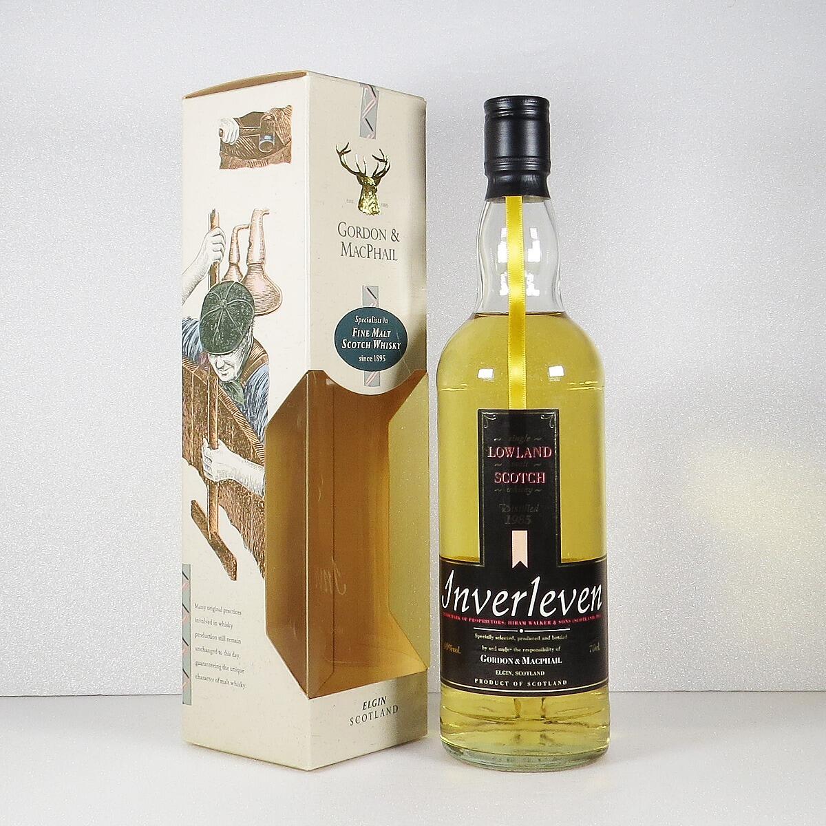 Inverleven 1985 (bottled 1998) - Distillery Labels Gordon