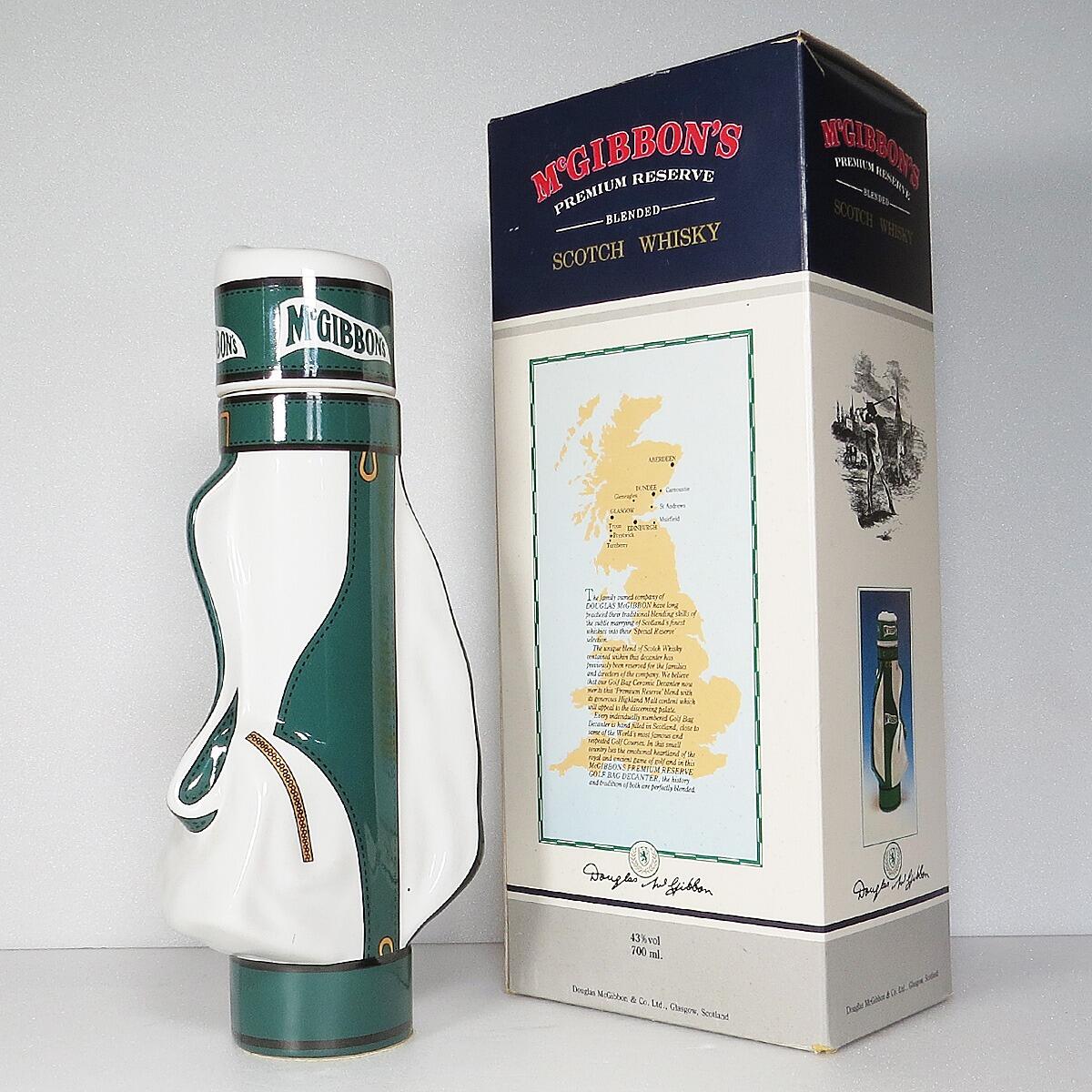 McGibbon's Premium Reserve Blended Scotch Whisky in Golf Bag