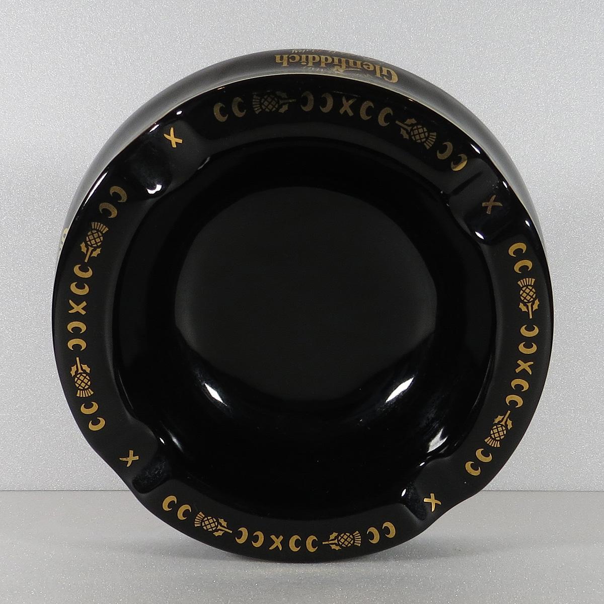 Glenfiddich Ashtray black gold large t