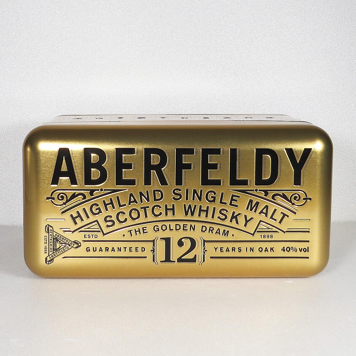 Aberfeldy 12 Year Old with Gold Bar Tin