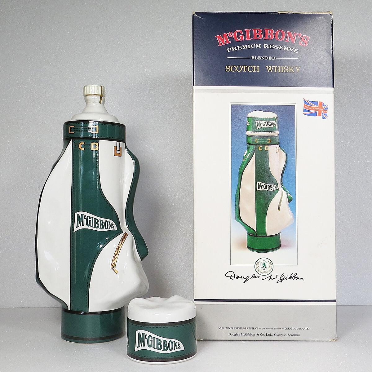 McGibbon's Premium Reserve Blended Scotch Whisky in Golf Bag