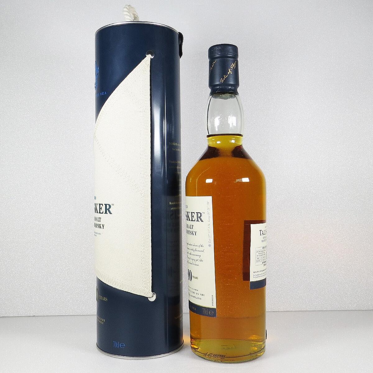 Talisker 10 Year Old - Label 2012-2021 in Maritime Tube (70cl, 45.8%)