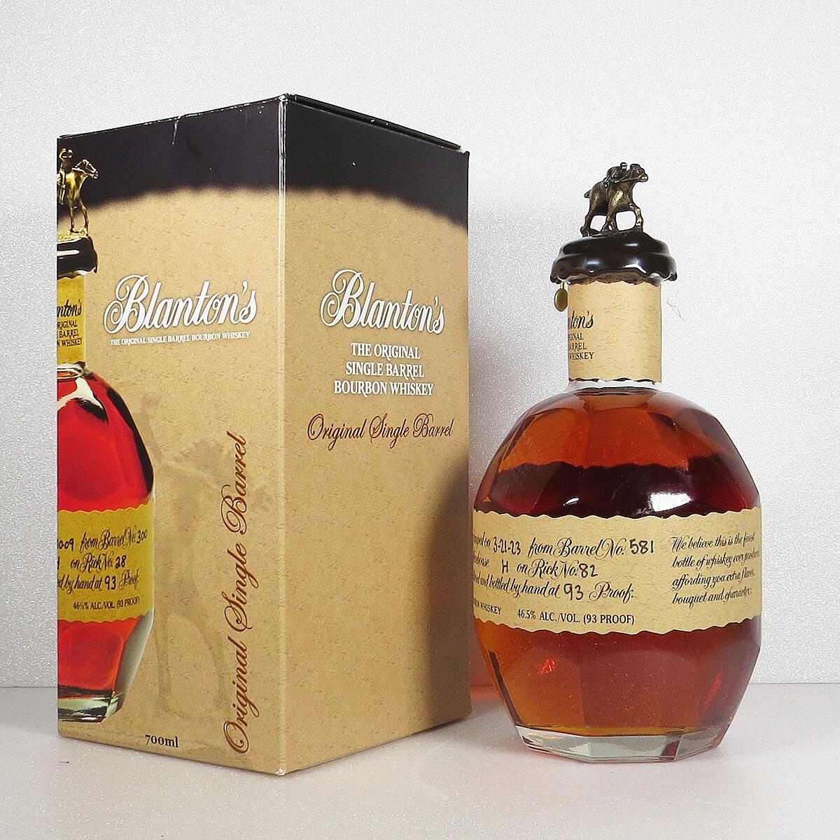 Blanton's The Original Single Barrel No 581 dumped 2023 (70cl, 46.5%)