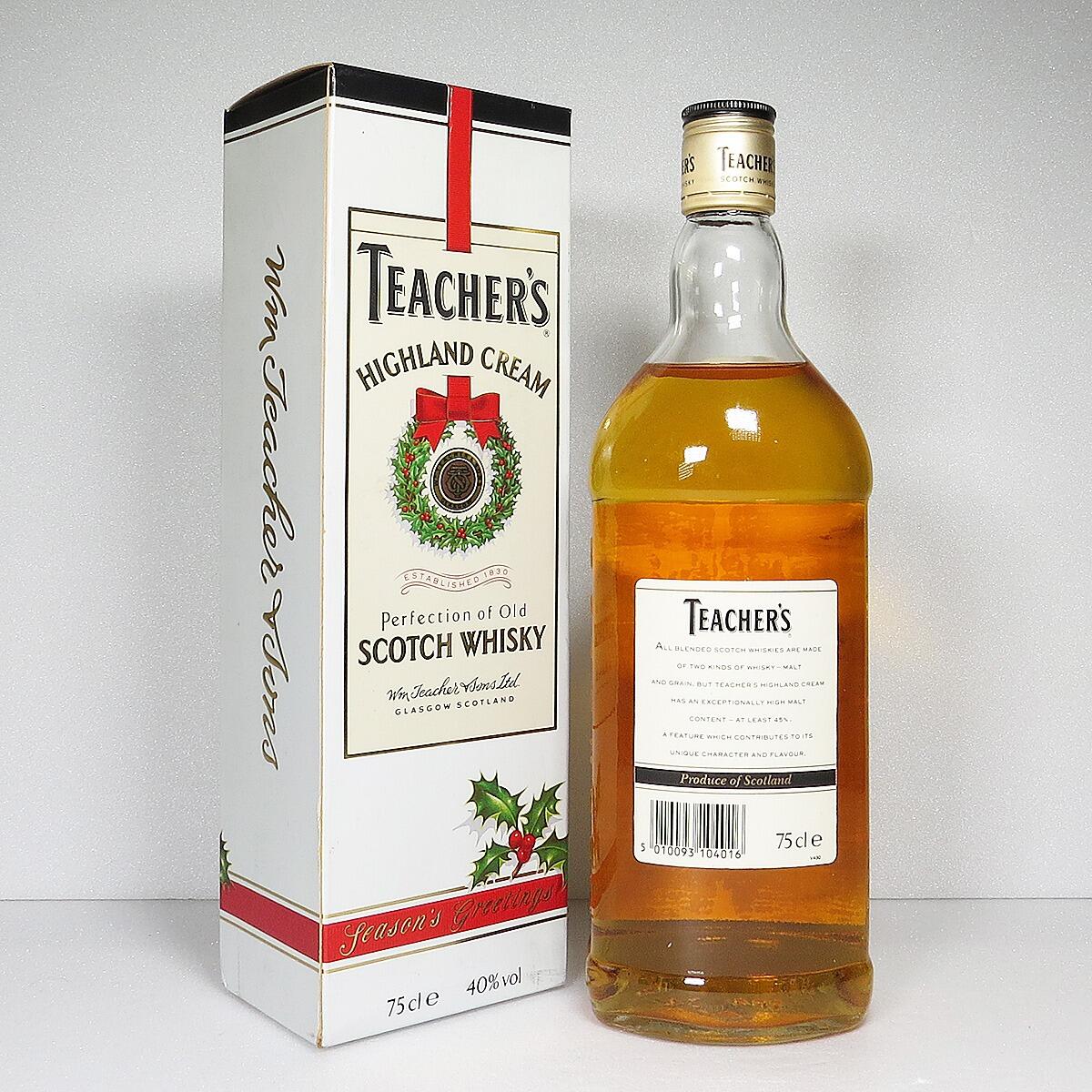 Teacher's Highland Cream from 1980s Christmas presentation box