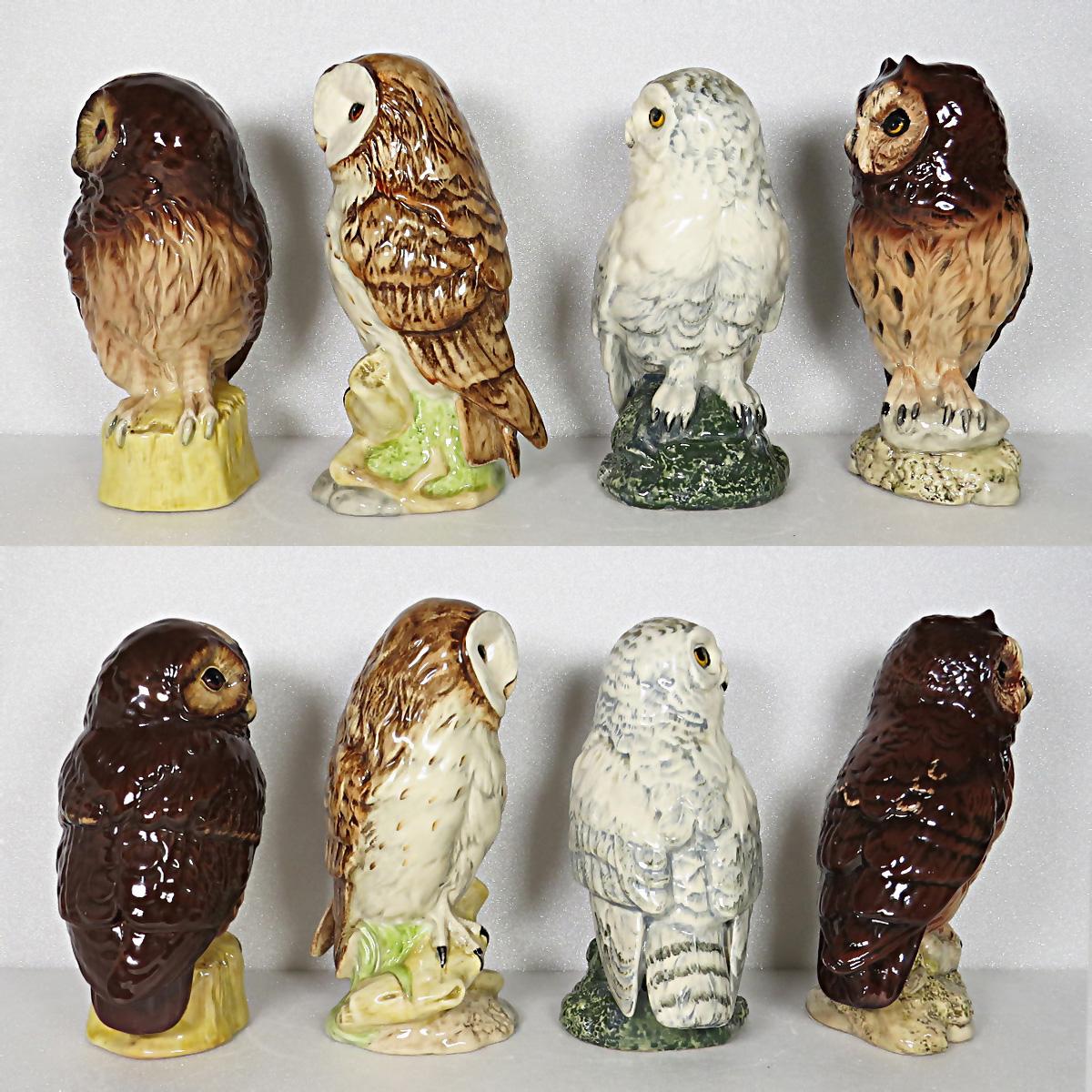 Whyte and Mackay Scottish Owls Set 4