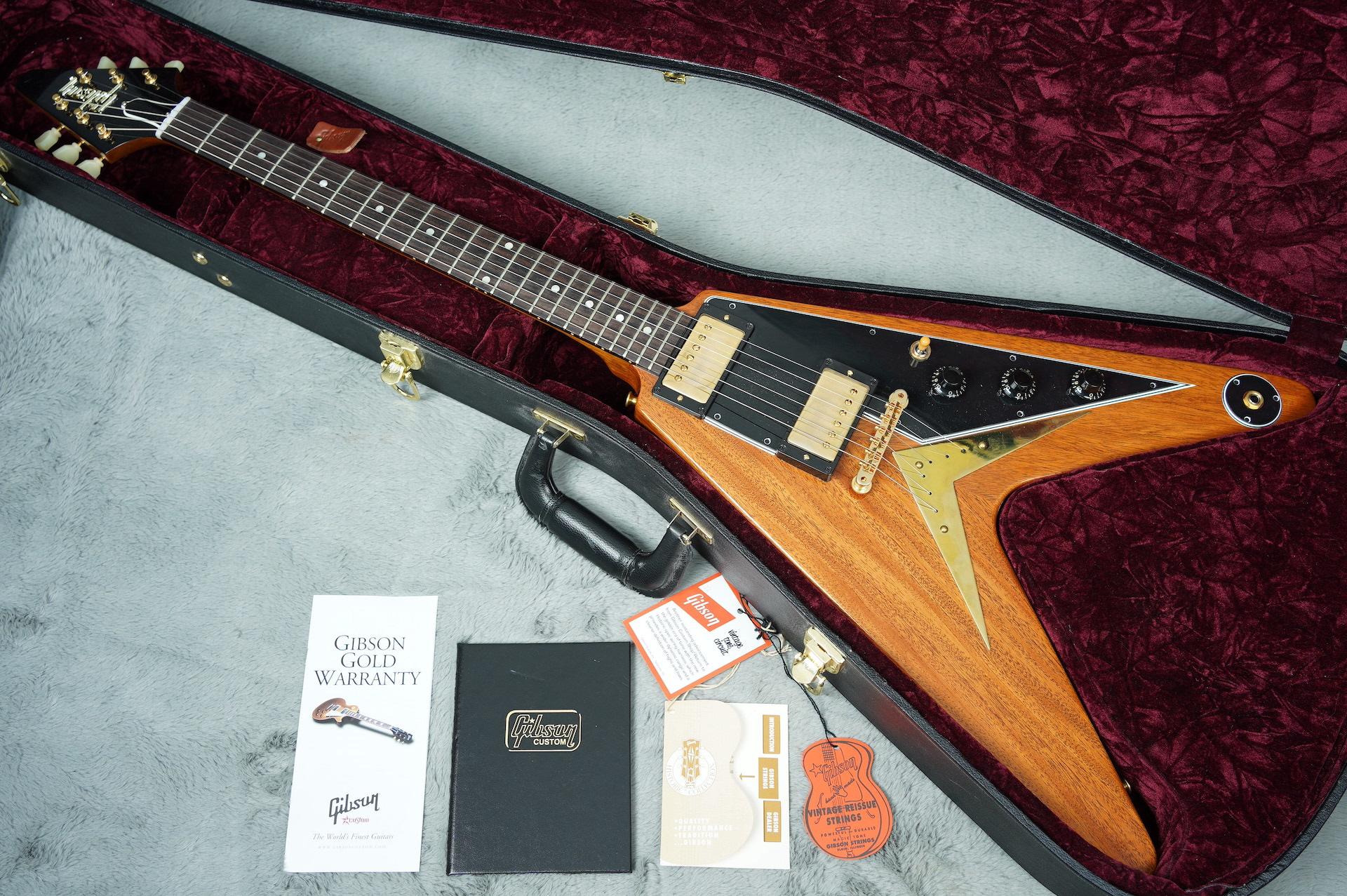 2020 Gibson Custom Shop 1958 Mahogany Flying V Reissue VOS + OHSC