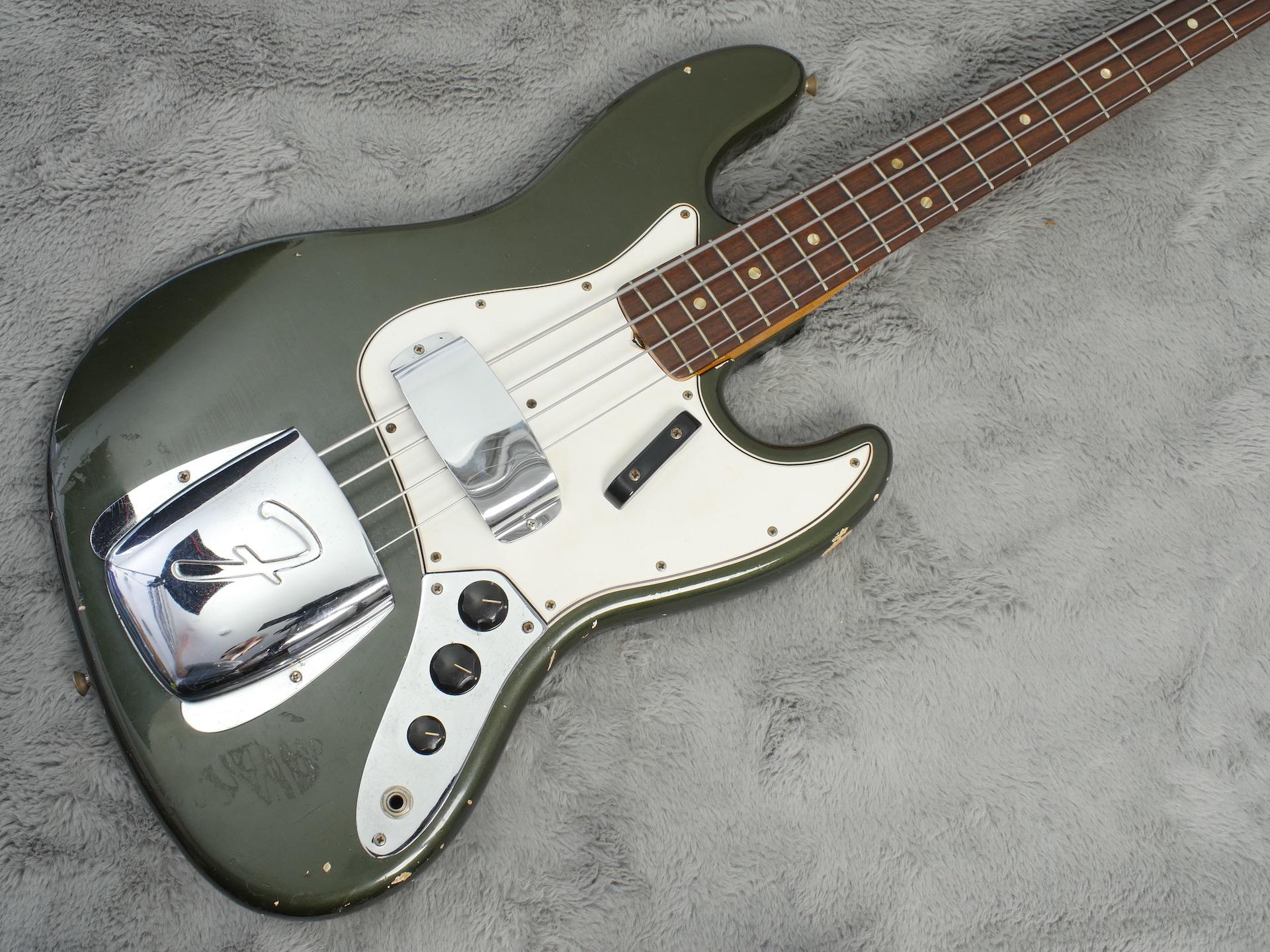 1965 Fender Jazz Bass Custom Colour Charcoal Frost + OHSC