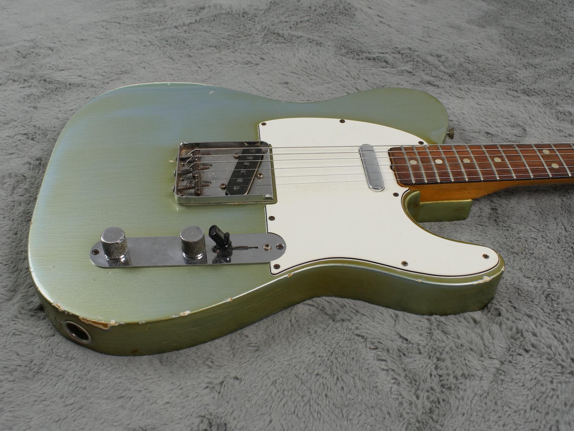 Ice blue store metallic telecaster