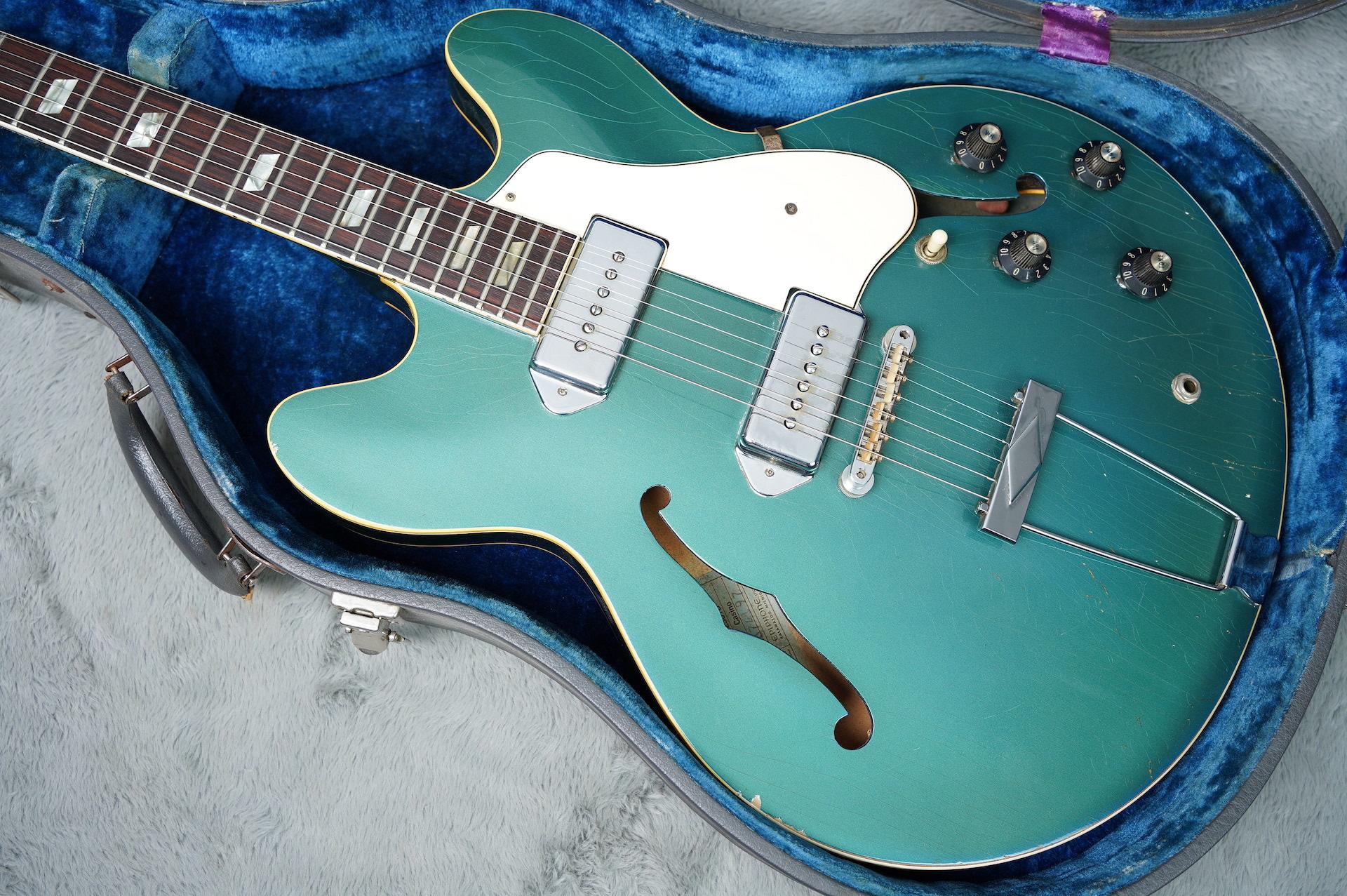 epiphone casino pelham blue